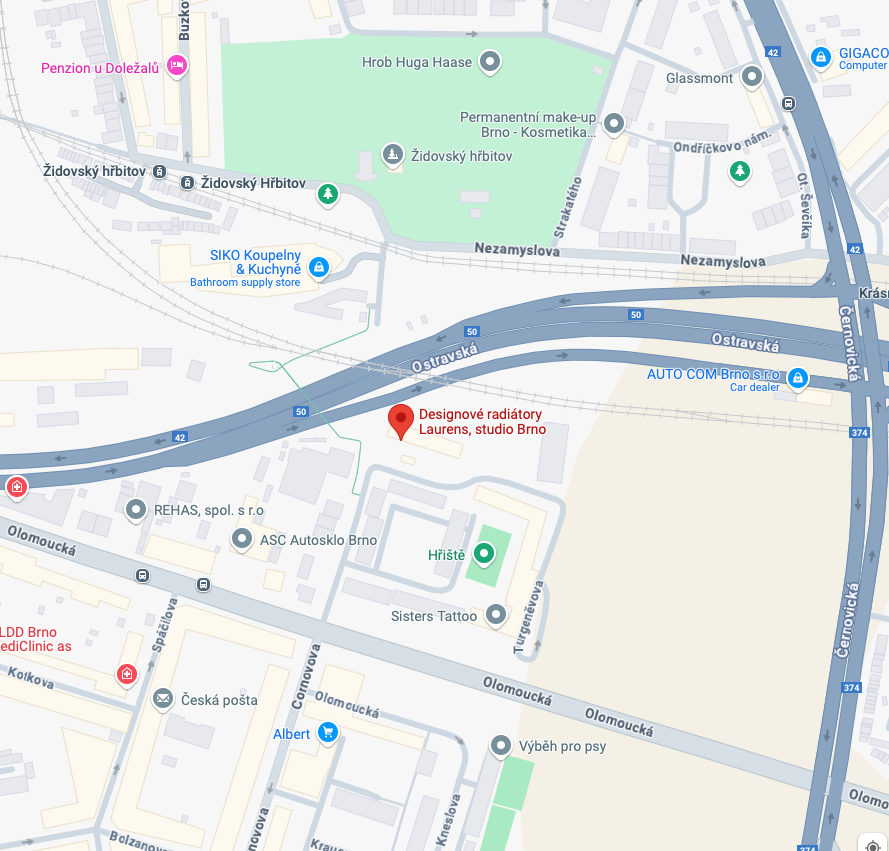 Mapa Turgeněvova